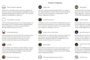 Talk of the Town categories