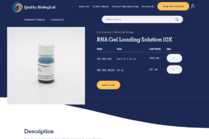 quality bio variations on product